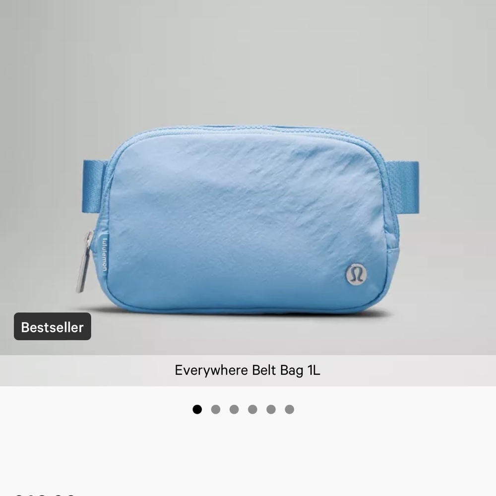 Blue Belt Bag Lululemon - Aero Blue
